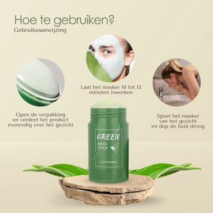 Le Masque nettoyant au thé vert Divine pour le visage