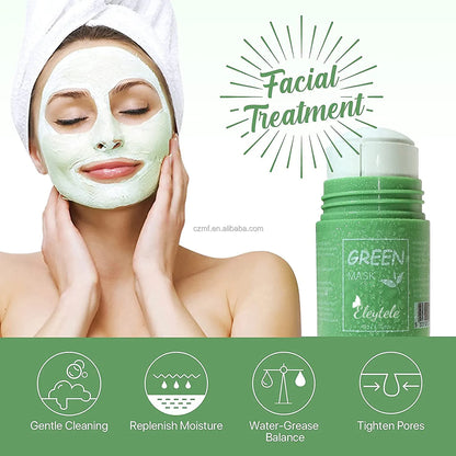 Le Masque nettoyant au thé vert Divine pour le visage